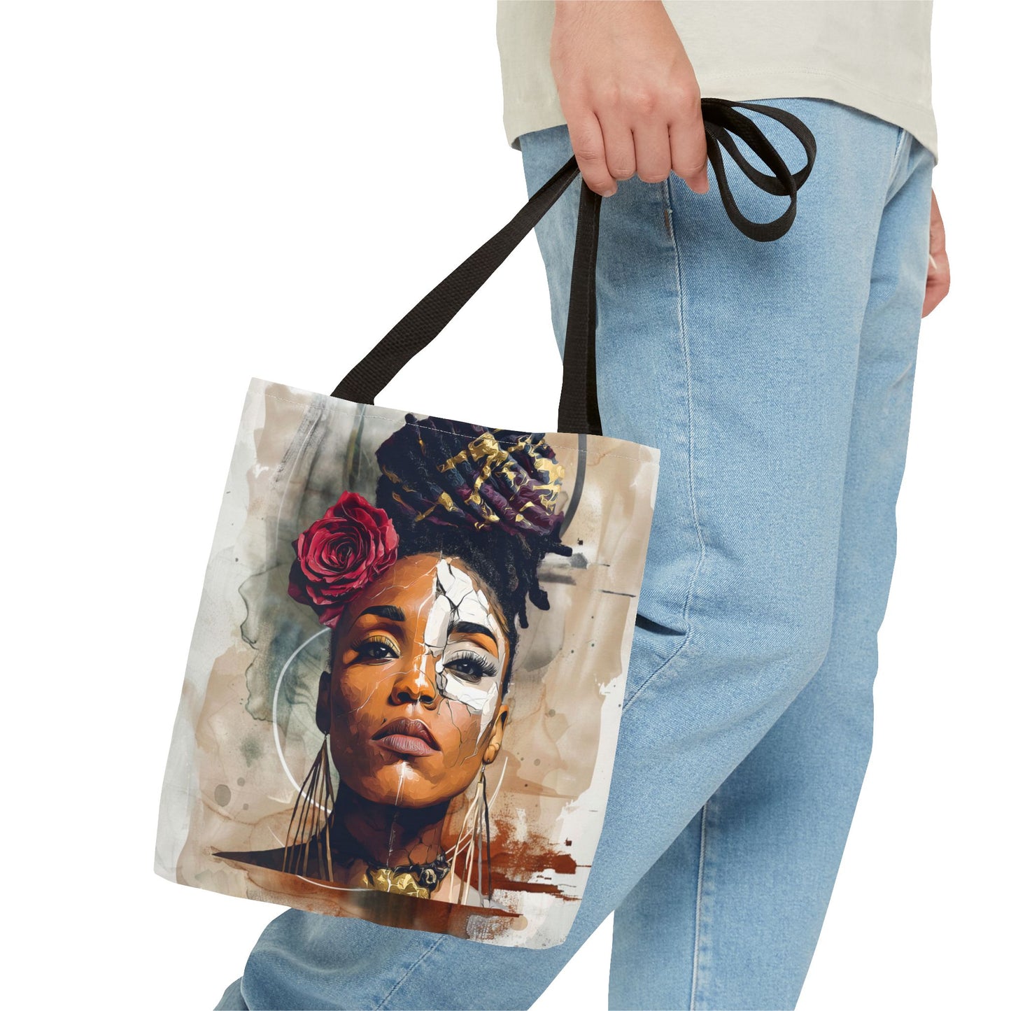 Crowned in Truth Tote Bag — Masks Off Collection