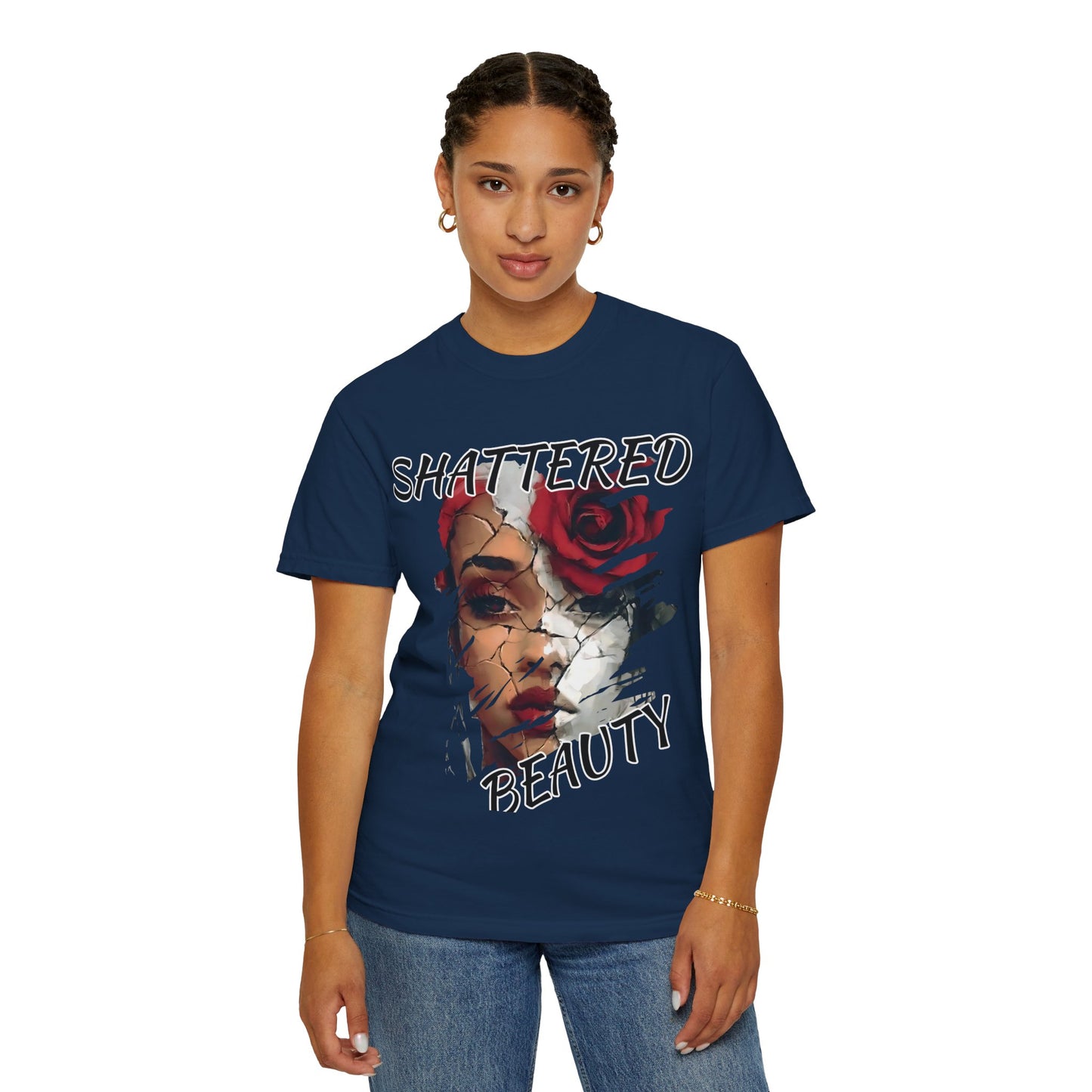 Shattered Beauty T-Shirt — Masks Off Collection