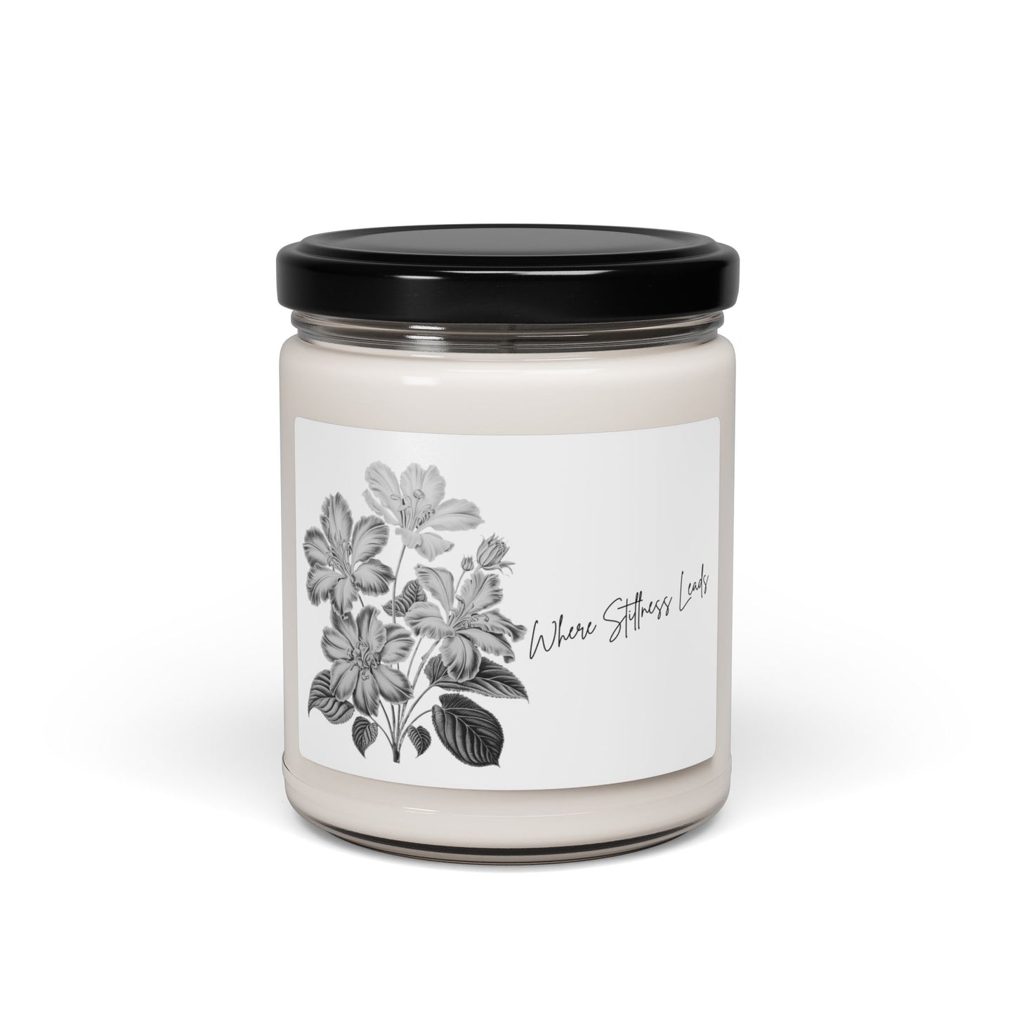 Where Stillness Leads™ Cinnamon Vanilla Candle – Cozy Stillness & Rest Soy Candle,  9oz Scented Jar