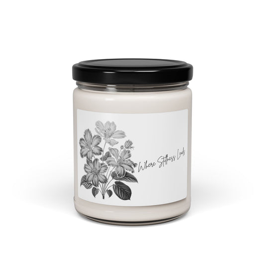 Where Stillness Leads™ Cinnamon Vanilla Candle – Cozy Stillness & Rest Soy Candle,  9oz Scented Jar