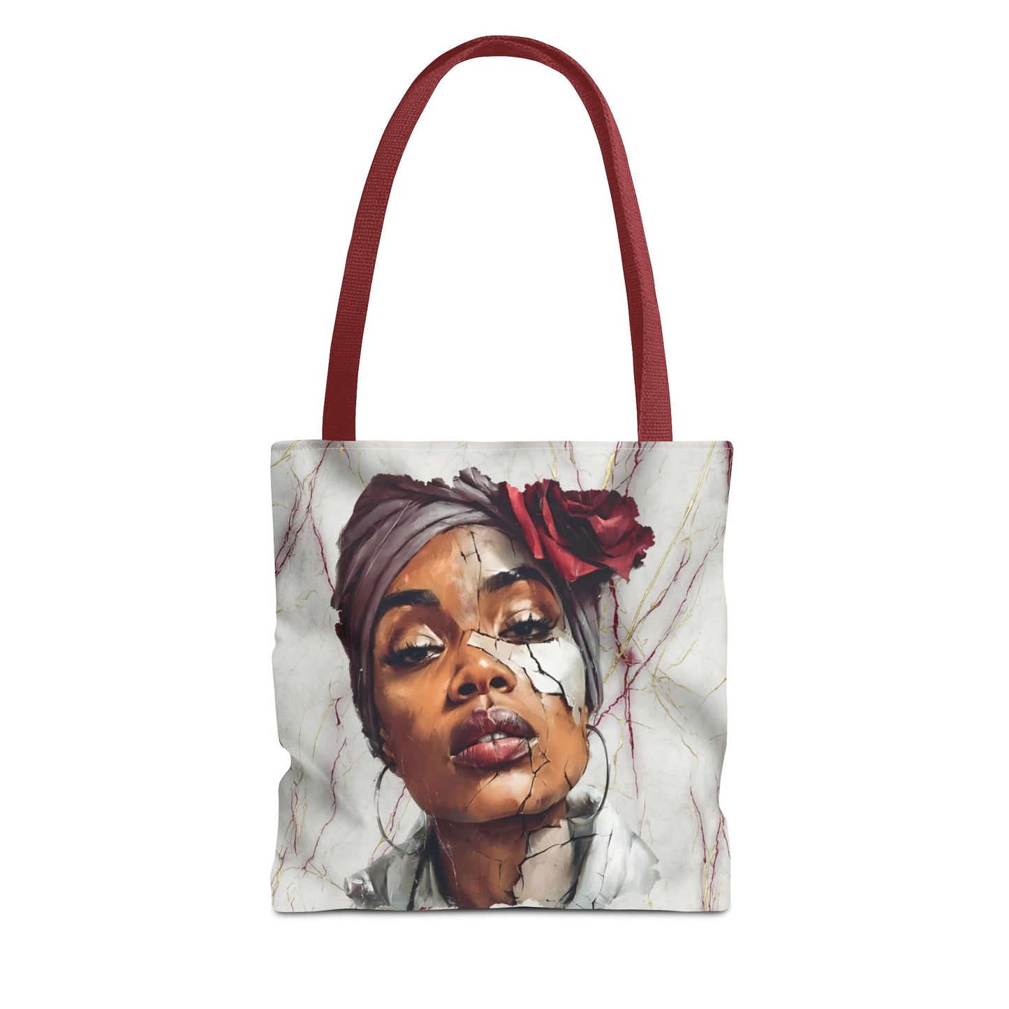 Regal Fracture Canvas Tote Bag — Masks Off Collection
