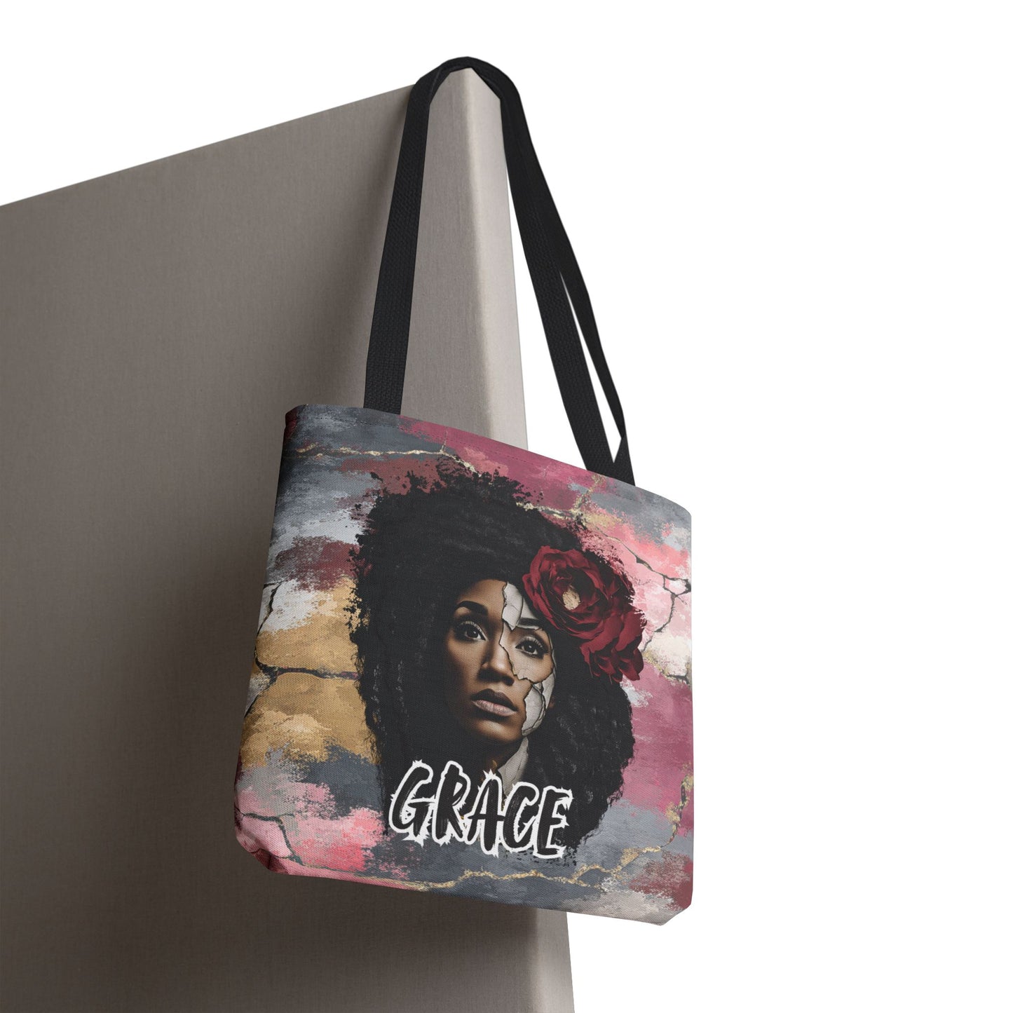 Grace (Colorful Edition) Tote Bag — Masks Off Collection