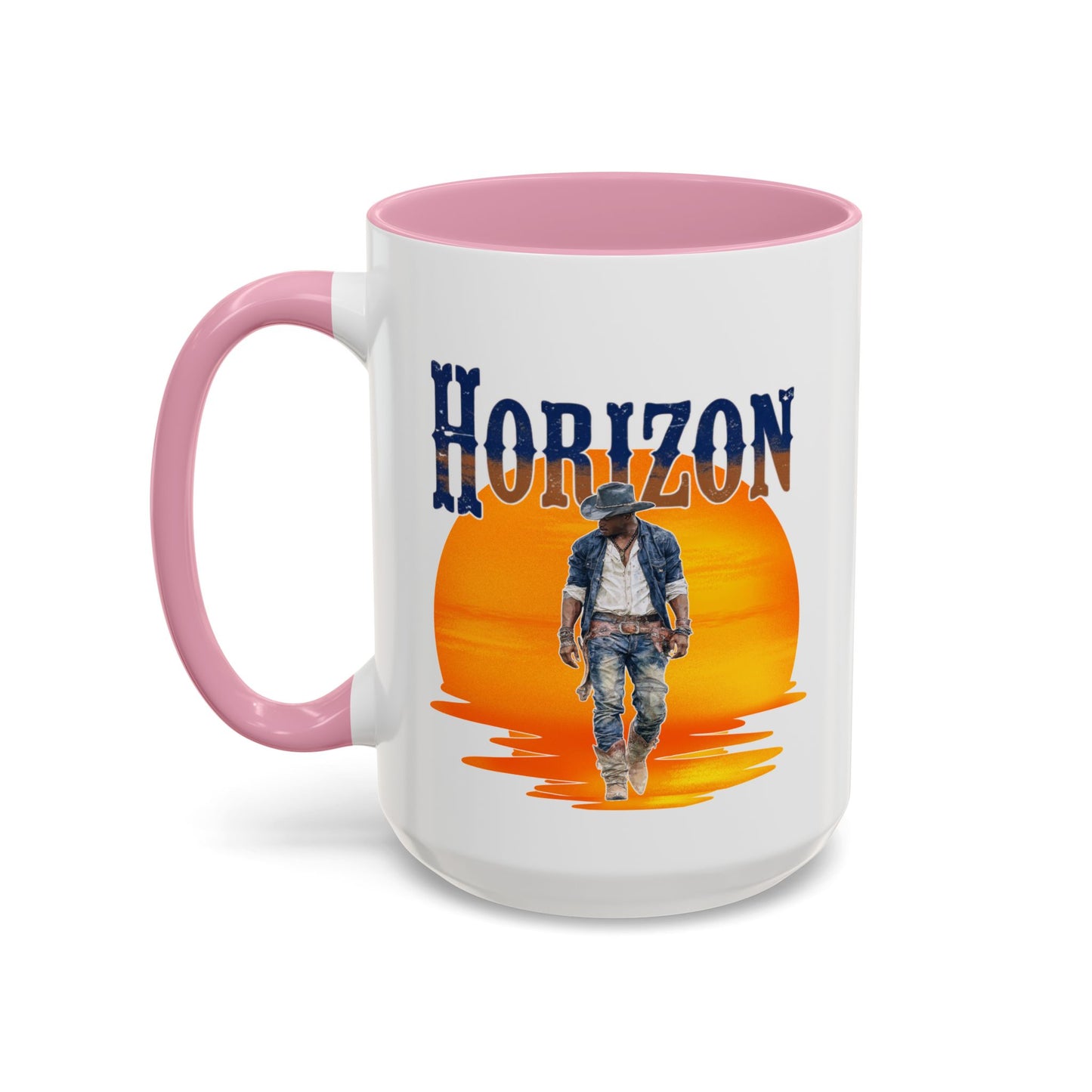Horizon Cowboy Sunset Coffee Mug | Western Rodeo Gift | Rustic Cowboy Coffee Cup for Country Lifestyle Fans