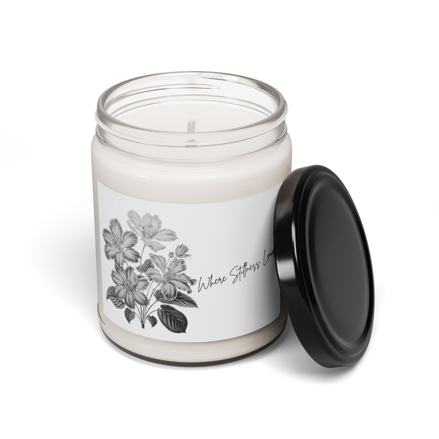 Where Stillness Leads™ Cinnamon Vanilla Candle – Cozy Stillness & Rest Soy Candle,  9oz Scented Jar