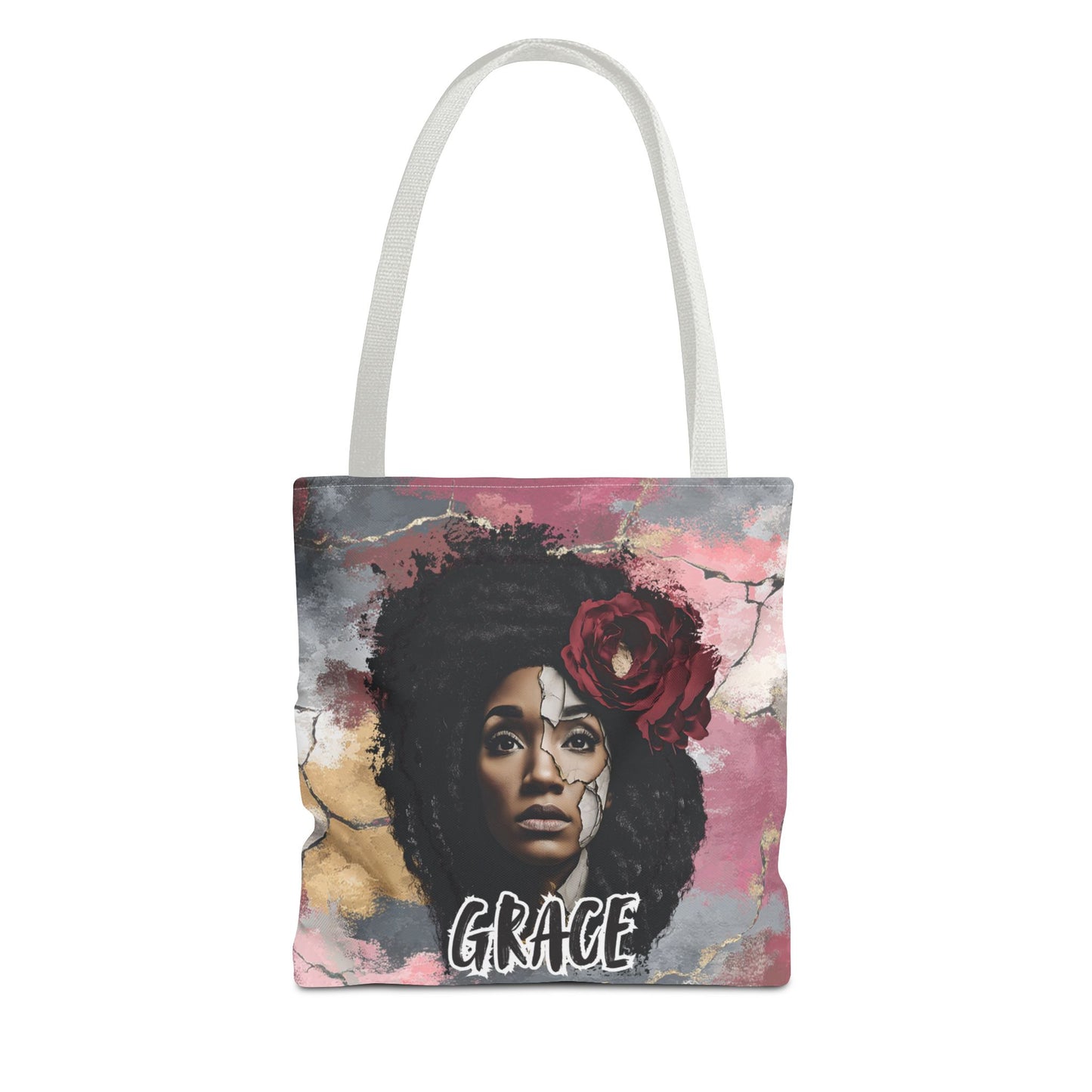 Grace (Colorful Edition) Tote Bag — Masks Off Collection