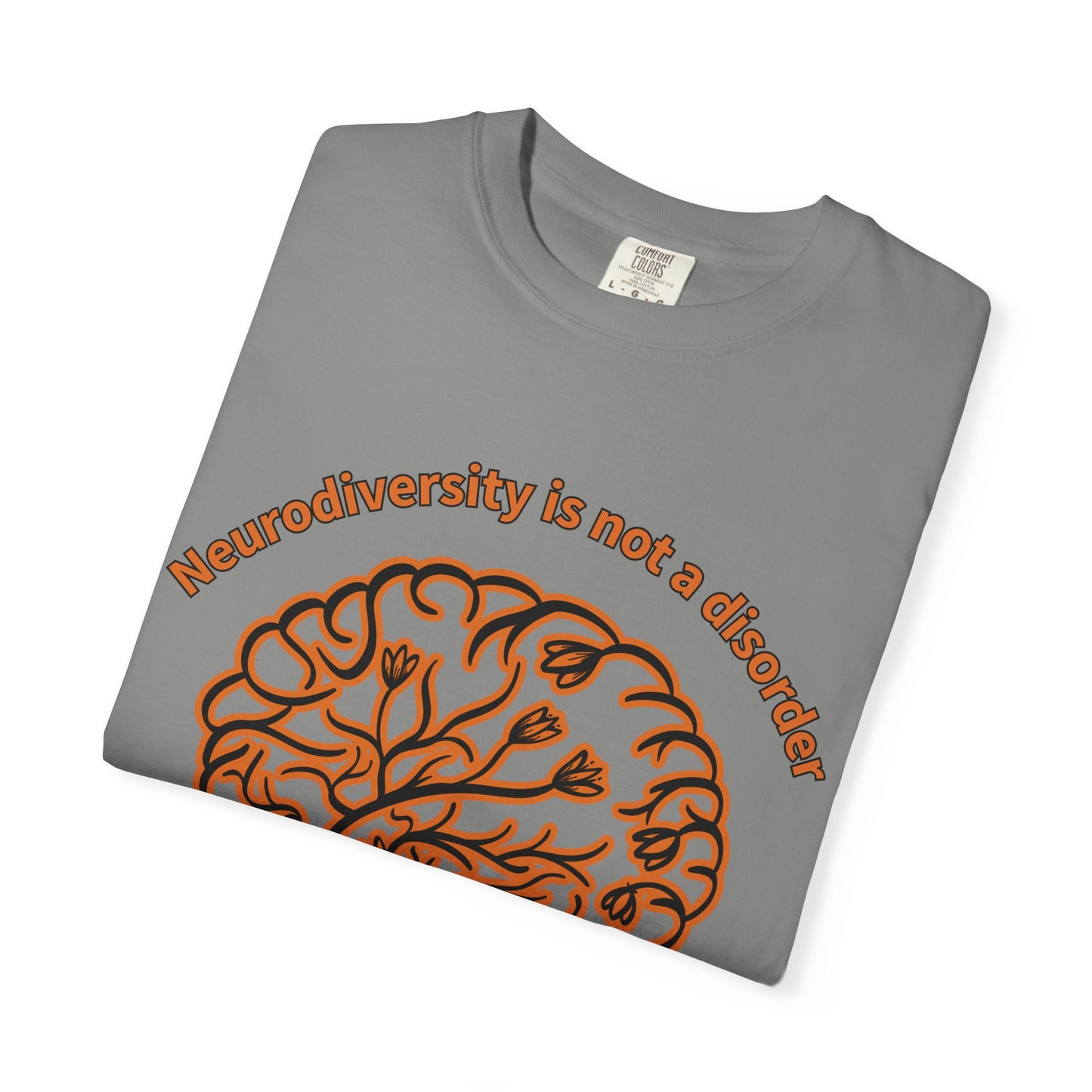 Neurodiversity Awareness Shirt | Comfort Colors 1717 | “Not a Disorder, It’s a Difference” Mental Health Tee | Autism ADHD Acceptance Gift