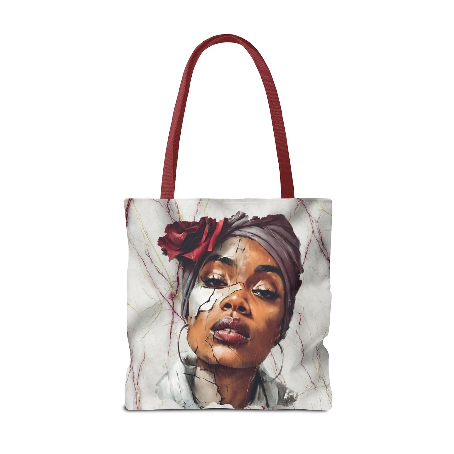 Regal Fracture Canvas Tote Bag — Masks Off Collection