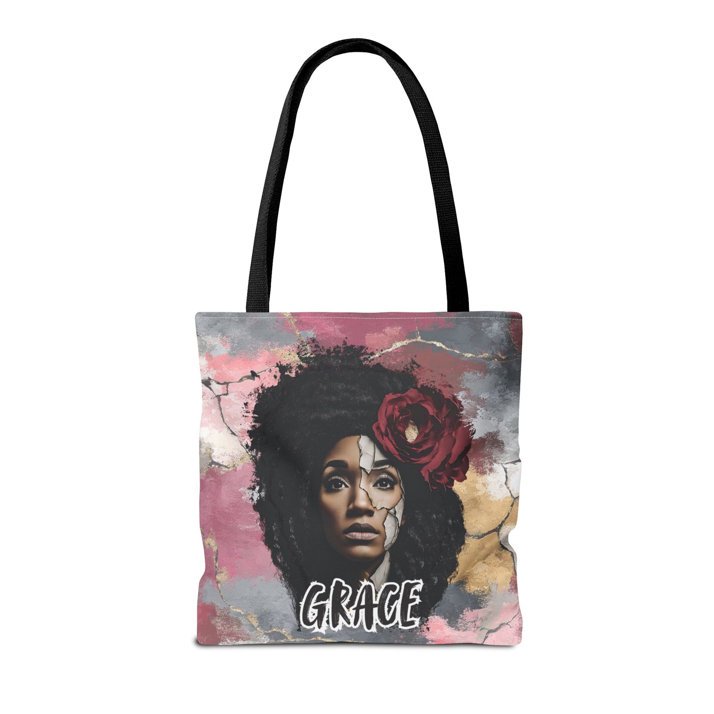 Grace (Colorful Edition) Tote Bag — Masks Off Collection