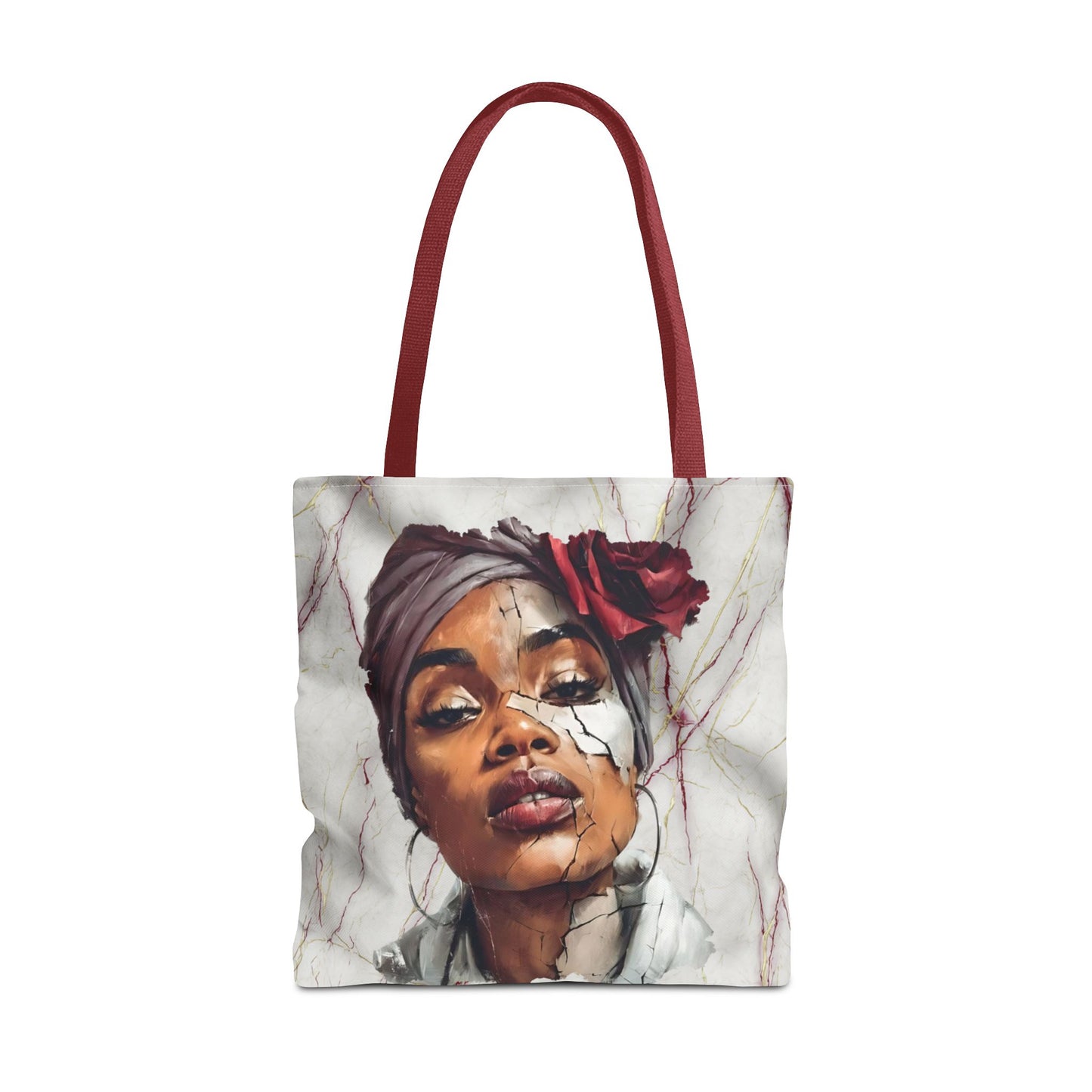 Regal Fracture Canvas Tote Bag — Masks Off Collection