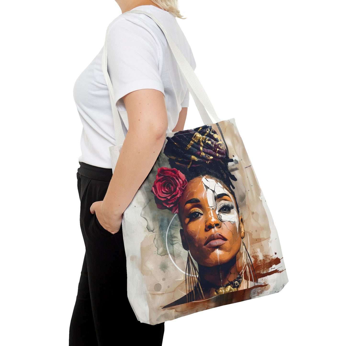 Crowned in Truth Tote Bag — Masks Off Collection