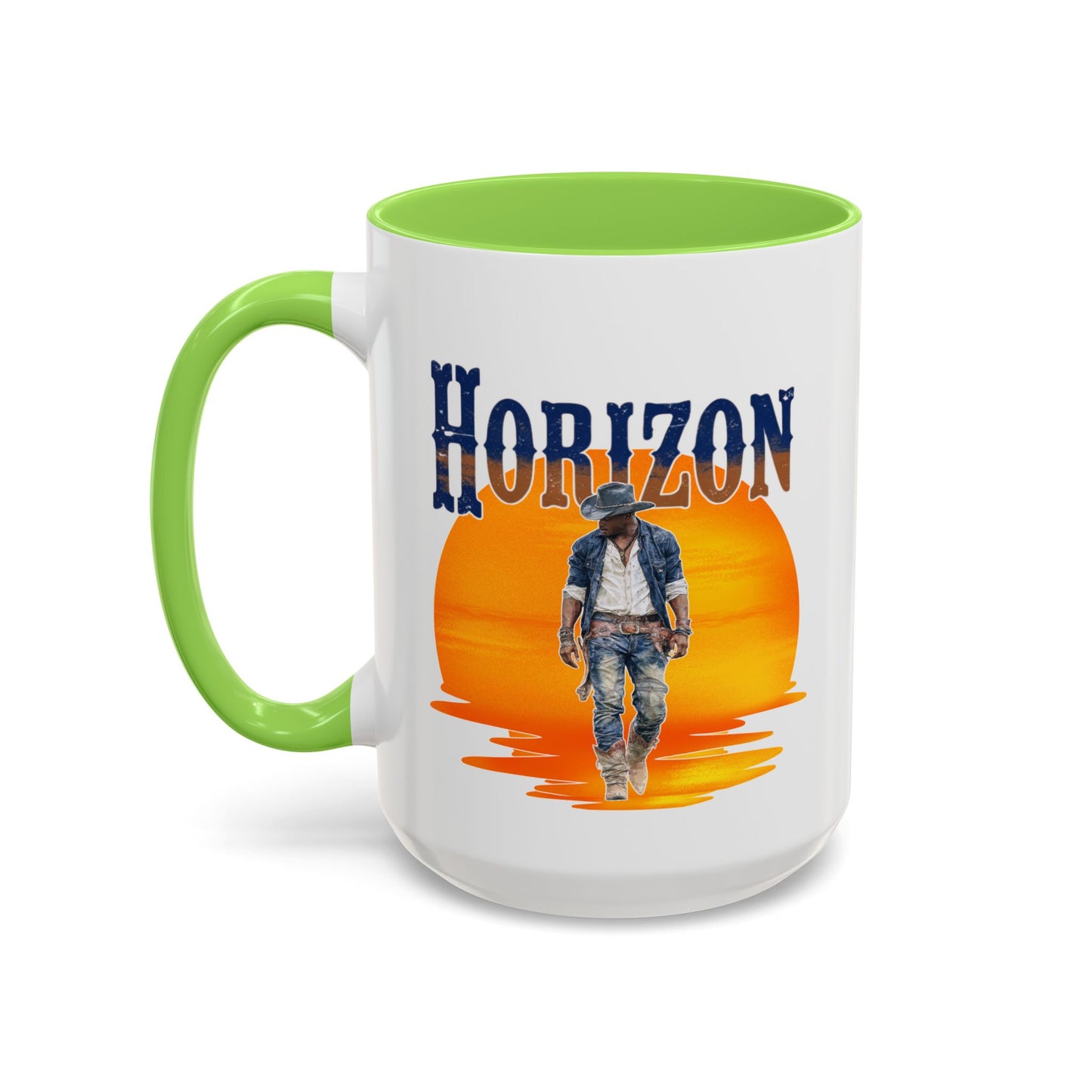 Horizon Cowboy Sunset Coffee Mug | Western Rodeo Gift | Rustic Cowboy Coffee Cup for Country Lifestyle Fans